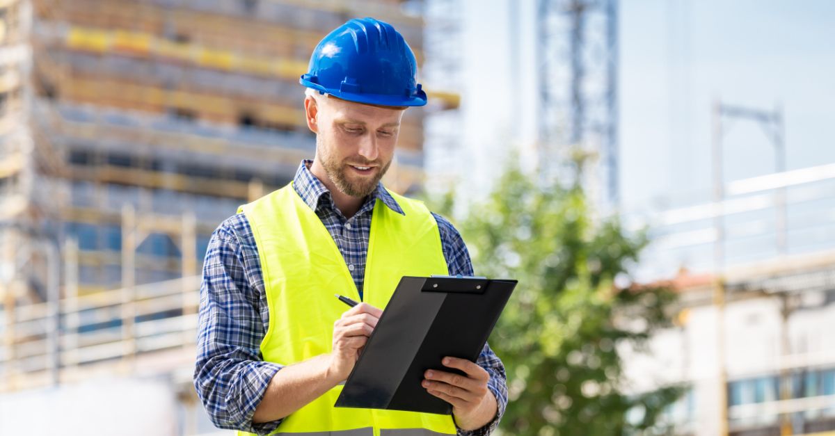 Man on tablet image