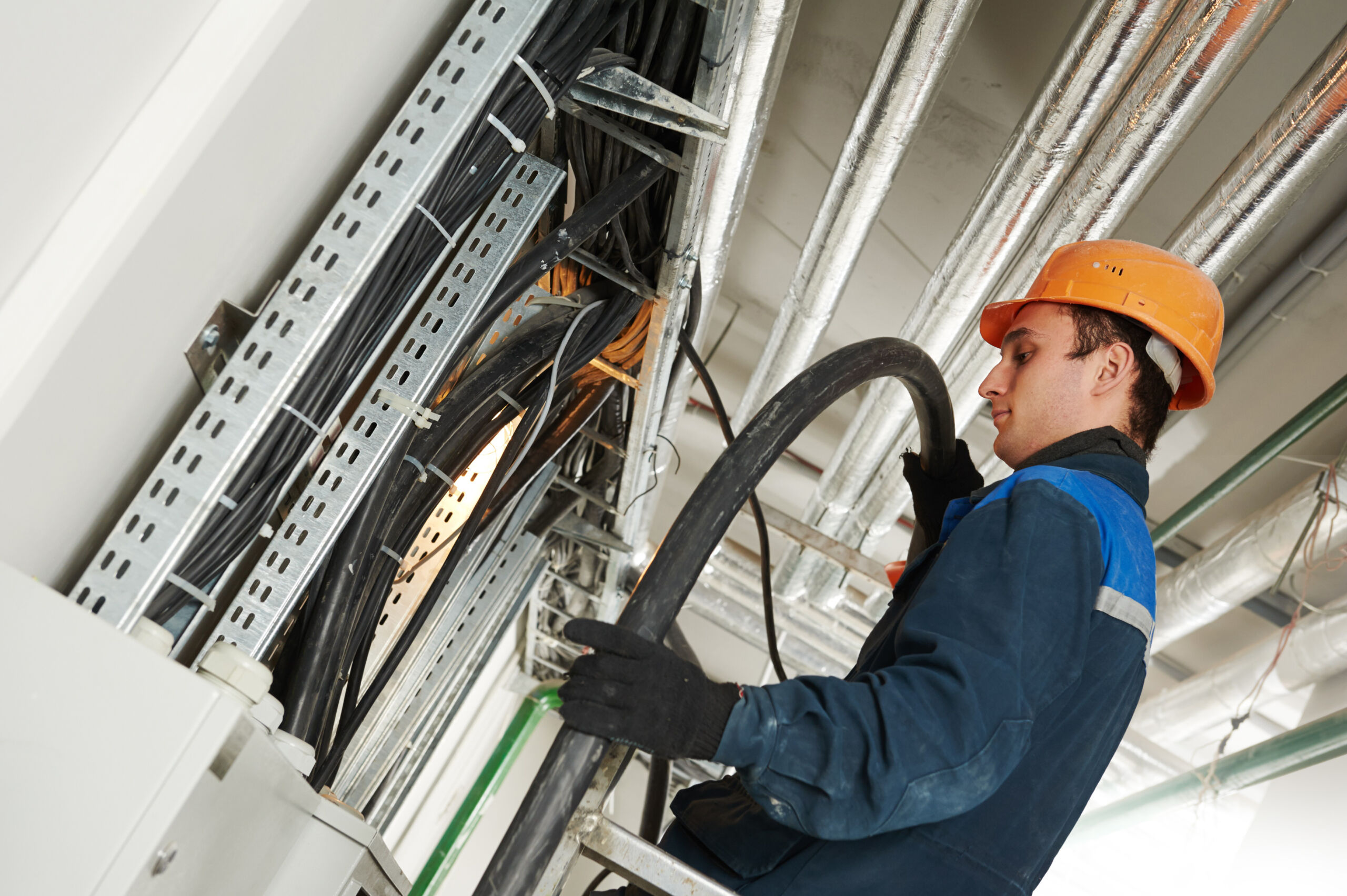 Putting Cable in Swiitchboard Image